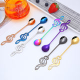 Musical Note Coffee Spoons 1/3/5/10 Pcs - Silver - Music Note Spoon - 10 Pcs - Stainless Steel - image 14