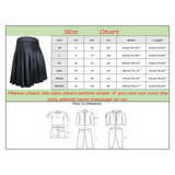 Men's Women's Gothic Gladiator Kilt Skirt - Black - Unisex Skirt - 5XL - PU Leather - image 6