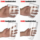 Glass Double Wall Borosilicate Mug Sets - Clear - 250ML 2PCS Coffee Cup Set - Borosilicate Glass - image 18