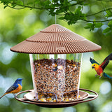 Squirrel Proof Hanging Bird Feeder - Brown - Hanging Bird Feeder - M - Plastic - image 2