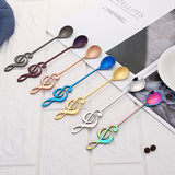 Musical Note Coffee Spoons 1/3/5/10 Pcs - Silver - Music Note Spoon - 10 Pcs - Stainless Steel - image 18