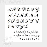 Funki Buys | Earrings | Custom Name Initi... - Custom SMTER01-AB  Font / Silver Color - Earrings / Stainless Steel - image 38