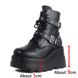 Funki Buys | Boots | Women's New Gothic Style Platform Boots