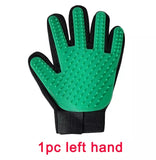 De-shedding Gloves 2 Pcs - Green - 1 Pc Left Glove - One Size - Adjustable - Silicone - image 23