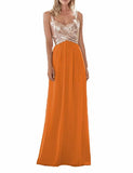 Women's Sequin Prom Bridesmaid Dress - Rose Gold - Prom Bridesmaid Dress - Polyester/Sequin - image 30