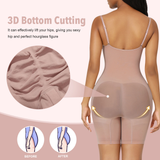 Women's Seamless Bodysuit Shaper - Beige - Shapewear Body Shaper - 3XL - Spandex - image 21