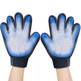 De-shedding Gloves 2 Pcs - Blue - 2 Pcs - One Size - Adjustable - Silicone - image 11