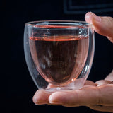 Glass Double Wall Borosilicate Mug Sets - Clear - 250ML 2PCS Coffee Cup Set - Borosilicate Glass - image 29
