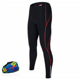 Men's Compression Cycling Tights - Green - J / Compression Tights - XXS - Polyester Spandex - image 16