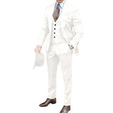 Men's Classy 3 Pcs Slim Fit Formal Suits - Brown - Light Brown / 3 Pcs Slim Fit Suit - 6XL - Polyester - image 44