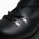 Women's New Gothic Style Platform Boots - Black - 1 - Patent - Boots - 10 B - PU Leather - image 34