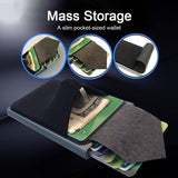 Unisex Slim RFID Pop Up Card Case - Grey - Pop Up Card Holder - 3.74 x 2.56 x 0.31" - Aluminum/ABS - image 30