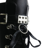 Women's New Gothic Style Platform Boots - Black - 1 - Patent - Boots - 10 B - PU Leather - image 31