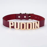 Unisex Gothc Puddin Choker Necklace - Black - 1 / Buckle / 17.32 x 0.78" / Necklace - M - PU Leather - image 8
