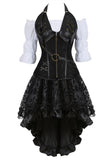 Women's Steampunk Top Corset Skirt Set - White - 1 / Steampunk / Shirt - 6XL - Polyester - image 24