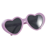 Cute Heart Shaped Pet Sunnies - Purple - Pet Sunglasses - Small - Plastic - image 21
