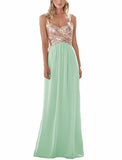Women's Sequin Prom Bridesmaid Dress - Rose Gold - Prom Bridesmaid Dress - Polyester/Sequin - image 32