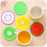 Fruit Design Drink Mats 6-7 Pcs Sets - Mixed - 7 Pcs Cup Coasters - Small - Silicone Rubber - image 6