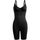 Women's Seamless Bodysuit Shaper - Black - Shapewear Body Shaper - 3XL - Spandex - image 39