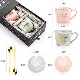 Mr and Mrs Coffee Mugs Bridal Gift-Set - White/Black - Mr and Mrs 2 Cup Set - 400ml - Ceramic - image 31