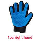 De-shedding Gloves 2 Pcs - Blue - 1 Pc Right Glove - One Size - Adjustable - Silicone - image 22