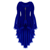 Women's Medieval Gothic Lace Dress - Black - Gothic Dress - 5XL - Polyester - image 12