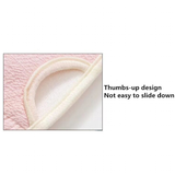 Loofah Sponge Bath Brush Set 3Pc - Blue - Back Exfoliating Belt / 3 Pcs Set - Medium - Sponge - image 19