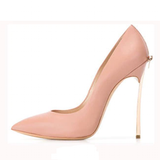 Women's Luxury Butterfly Bow High Stiletto - Pink 1 - 8cm Heel / Nude - 40 B - Genuine Leather - image 49