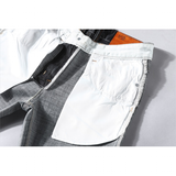 Men's Casual Denim Shorts Slim Fit Stretch - Black - Denim Shorts - 40 - Denim Polyester - image 15
