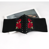 Funki Buys | Belts | Women's Goth Under Bust Cincher Belt - Style1 Black C / One Size / Polyester/PU Leather - image 9