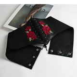 Funki Buys | Belts | Women's Goth Under Bust Cincher Belt - Style1 Black C / One Size / Polyester/PU Leather - image 4