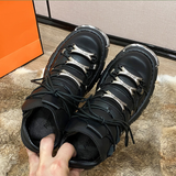 Women's Gothic Punk Platform Sneakers - Black - 1 /  No Plush / Punk Shoes - 44 B - PU Leather - image 11