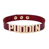 Unisex Gothc Puddin Choker Necklace - Red - 2 / Stud / 14.56 x 0.78"/ Necklace - S - PU Leather - image 17