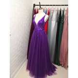 Women's Long Chiffon Tulle Prom Dress - Dark Gray - Dress - 22W - Chiffon/Tulle - image 17