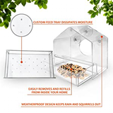 Clear Window Bird Feeder - White - Window Bird Feeder - M - Plastic - image 5