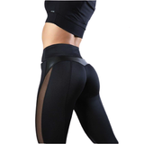 Women's High Waist Workout Yoga Pants - Black - Push Up Yoga Pants - XL - Polyester Spandex - image 34