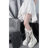 Women's New Gothic Style Platform Boots - Black - 1 - Patent - Boots - 10 B - PU Leather - image 19