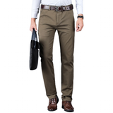 Men's Modern Stretch Business Work Pants - Khaki - Pants - 42 - Polyester Spandex - image 34
