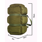 Travel Bags Large Capacity Bag 100L - Army Green - Military Bag - Extra Large - 100 Liter - Polyester Canvas - image 15