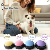 Recordable Button Learning Aid for Kids, Pets - Blue - Recordable Button - 3.5 x 1.7" - ABS Plastic - image 16