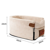 Portable Pet Booster Carry Bag - Beige - Pet Carrier - S - Plush - image 29
