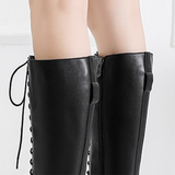 Women's Leather Winter Boots Sheep Skin - Black - Winter Boots - 12 B - Genuine Leather / Fleece - image 23