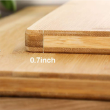 Bamboo Handle Chopping Boards - Beige 1 - 58cm x 37cm / XXL - Bamboo - image 12