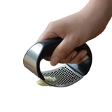 Wood Garlic Spice Crusher - Black/Silver - Garlic Rocker - Bamboo Wood - image 17