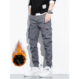Men's Hip Hop Streetwear Cargo Pants 8XL - Black - Streetwear Cargo Pants - 8XL - Polyester - image 35
