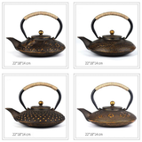Cherry Blossoms Cast Iron Tea Kettle - Black - 1 / Cherry Blossom Red / Teapot - Medium - Cast Iron - image 14