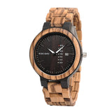 Men's Stylish Wood Quartz Wristwatches - Black - C-O26-2 / Men's Watch - 8.66 x 1.73 x 0.86 x 0.43" - Wood - image 28