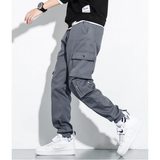 Men's Hip Hop Streetwear Cargo Pants 8XL - Black - Streetwear Cargo Pants - 8XL - Polyester - image 30