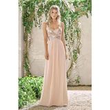 Women's Sequin Prom Bridesmaid Dress - Rose Gold - Prom Bridesmaid Dress - Polyester/Sequin - image 6
