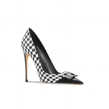 Women's Genuine Leather Patent Pumps - Black 1 - 6cm Heel / Stiletto Shoes - 41 B - Genuine Leather - image 9